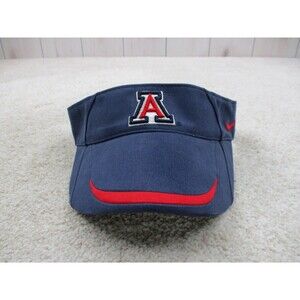Arizona Wildcats Visor Hat One Size Men Blue Red Nike Team Basketball Golf